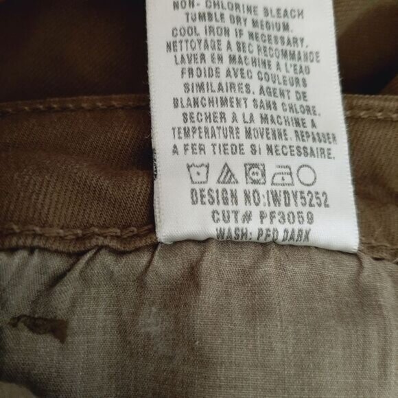 JOE'S JEANS The Skinny Long Khaki Green Medium Wash Cotton Twill Sz 30 - Picture 11 of 11